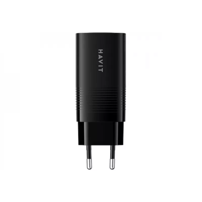Havit UC20 φορτιστής ταξιδιού τριών θυρών GaN 65W μαύρος