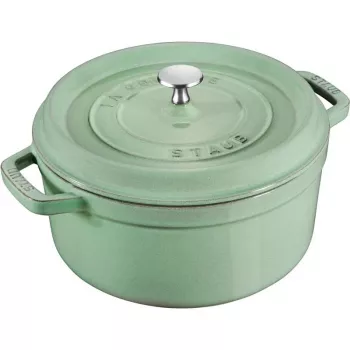 Staub στρογγυλή χυτοσιδερένια κατσαρόλα 5,2 L, μέντα – La Cocotte 26 cm