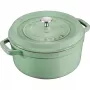 Staub στρογγυλή χυτοσιδερένια κατσαρόλα 5,2 L, μέντα – La Cocotte 26 cm