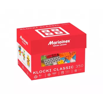 Σετ τουβλάκια Marioinex Classic 350 τεμ. – σετ κατασκευαστικού παιχνιδιού, 350 τεμάχια