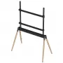 Βάση δαπέδου για TV 55-86/BLK/WOOD TVS-86F-01-BK Gembird