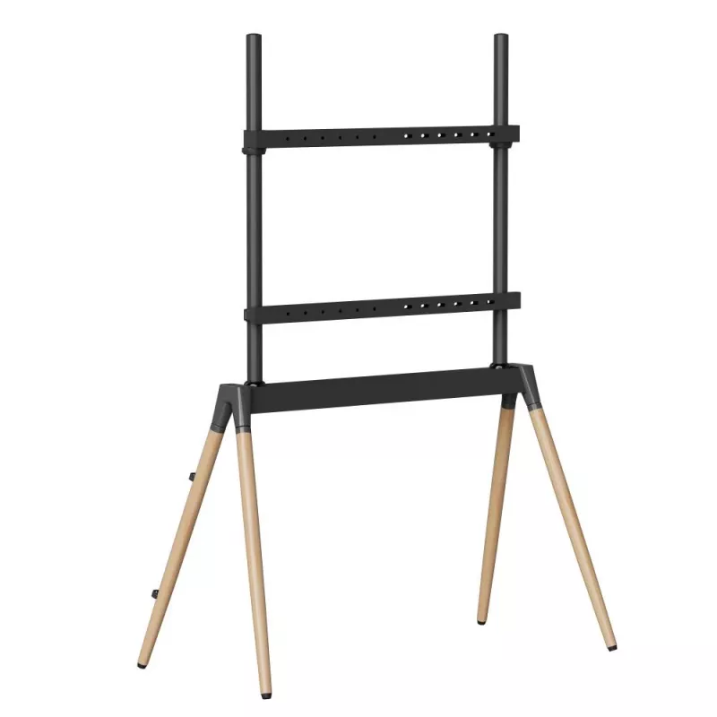 Βάση δαπέδου για TV 55-86/BLK/WOOD TVS-86F-01-BK Gembird