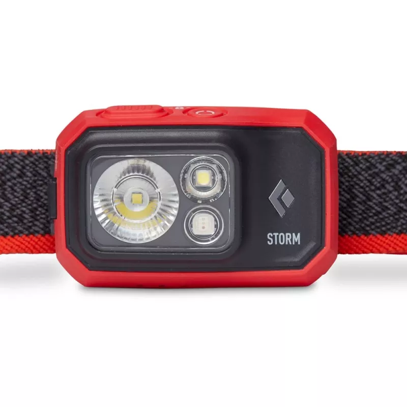 Black Diamond Storm 450 μαύρο, κόκκινο φακός κεφαλής