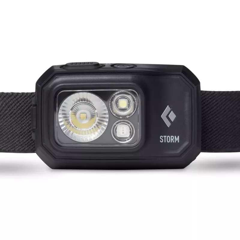 Black Diamond Storm 450 μαύρο, κόκκινο φακός κεφαλής