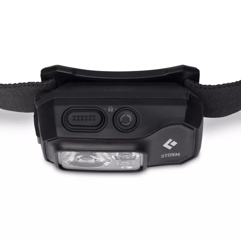 Black Diamond Storm 450 μαύρο, κόκκινο φακός κεφαλής