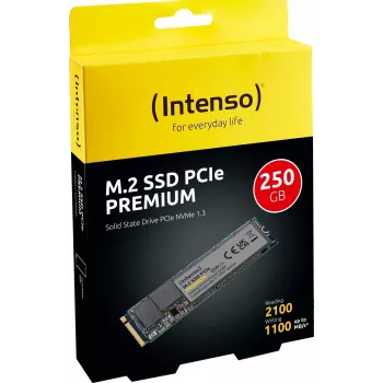 Intenso PREMIUM - SSD - 250 GB - εσωτερικός - M.2 2280 - PCI Express 3.0 x4 (NVMe) (3835440)