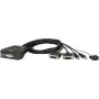 Aten Διακόπτης KVM 2 θυρών USB DVI με τηλεχειριστήριο για επιλογή θύρας