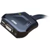 Aten Διακόπτης KVM 2 θυρών USB DVI με τηλεχειριστήριο για επιλογή θύρας