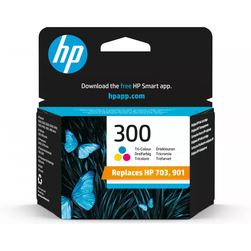 HP 300 Tri-Colour μελανοδοχείο (CC643EE)