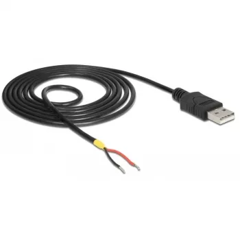 DELOCK καλώδιο USB 2.0 Type-A αρσενικό > 2x ανοιχτά άκρα καλωδίου