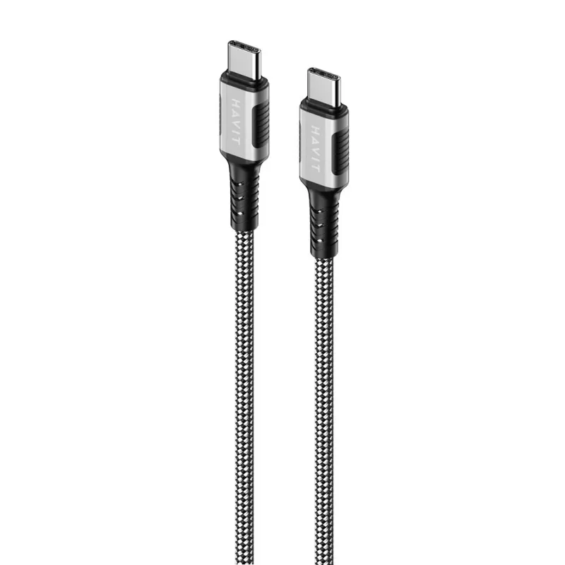 Havit CB6297 Μαγνητικό καλώδιο USB Type C σε USB Type C 1m Μαύρο
