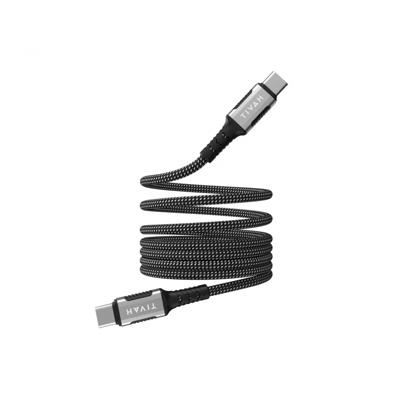 Havit CB6297 Μαγνητικό καλώδιο USB Type C σε USB Type C 1m Μαύρο