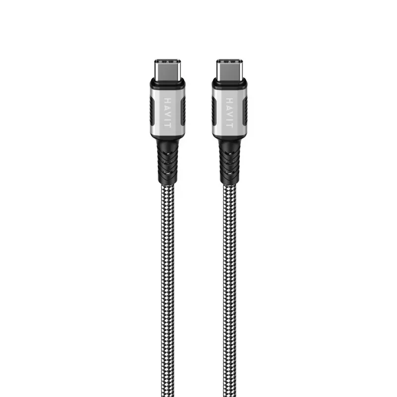 Havit CB6297 Μαγνητικό καλώδιο USB Type C σε USB Type C 1m Μαύρο