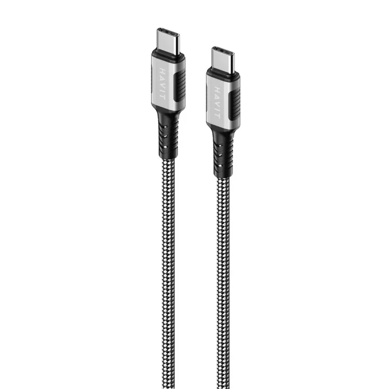 Havit CB6297 Μαγνητικό καλώδιο USB Type C σε USB Type C 1m Μαύρο