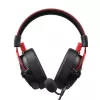 Headset Havit H2002E Pro Ενσύρματο Gaming Μαύρο Κόκκινο
