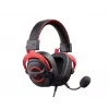 Headset Havit H2002E Pro Ενσύρματο Gaming Μαύρο Κόκκινο