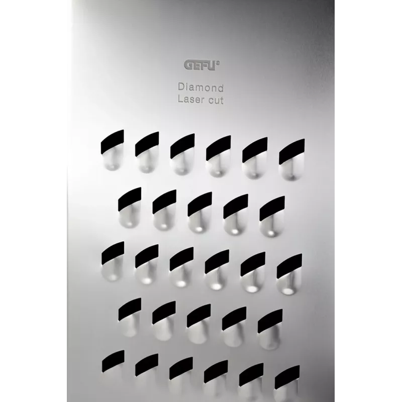 Τρίφτης κουτιού GEFU 10761 Μαύρο Ασημί Ανοξείδωτο ατσάλι