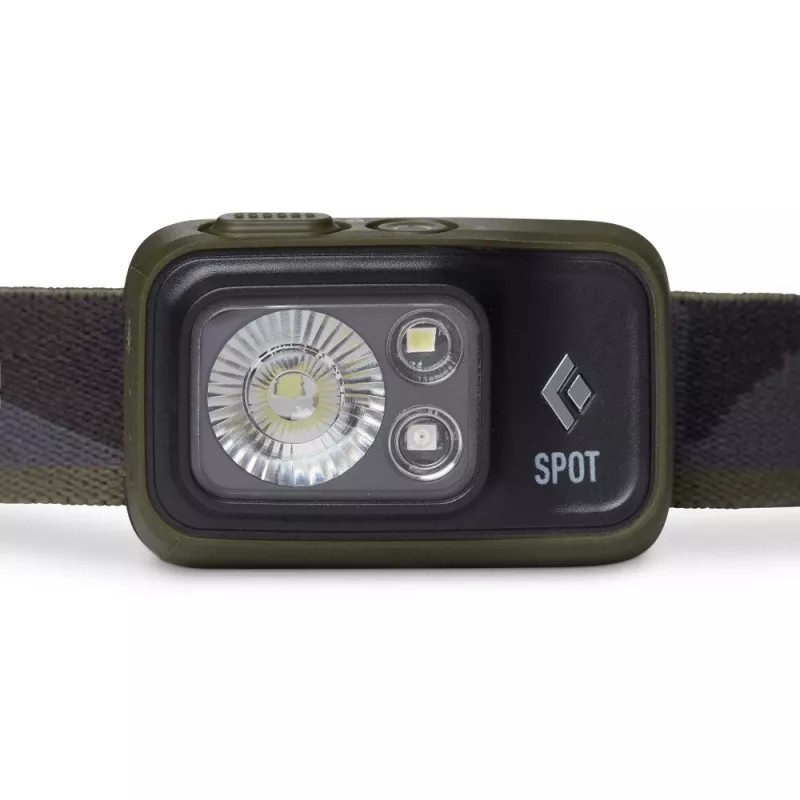 Black Diamond Spot 400 μαύρο, κόκκινο φακός κεφαλής LED