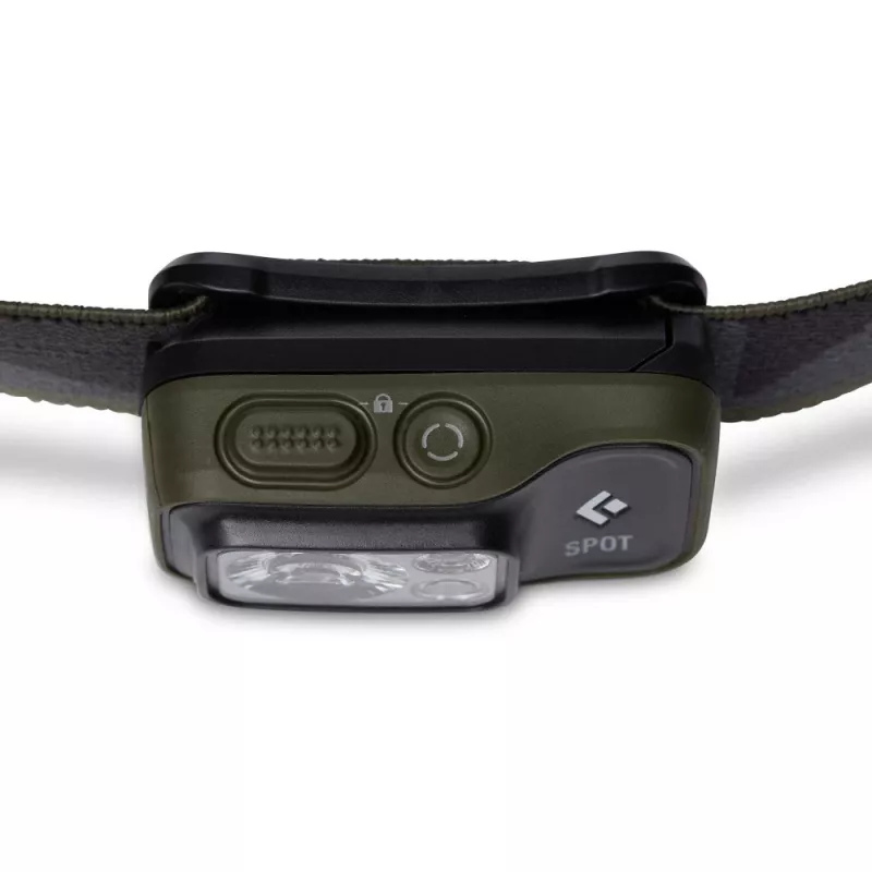 Black Diamond Spot 400 μαύρο, κόκκινο φακός κεφαλής LED