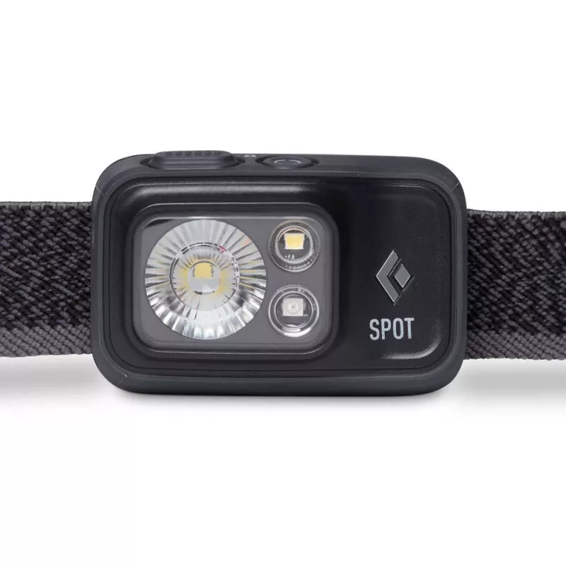 Black Diamond Spot 400 μαύρο, κόκκινο φακός κεφαλής LED