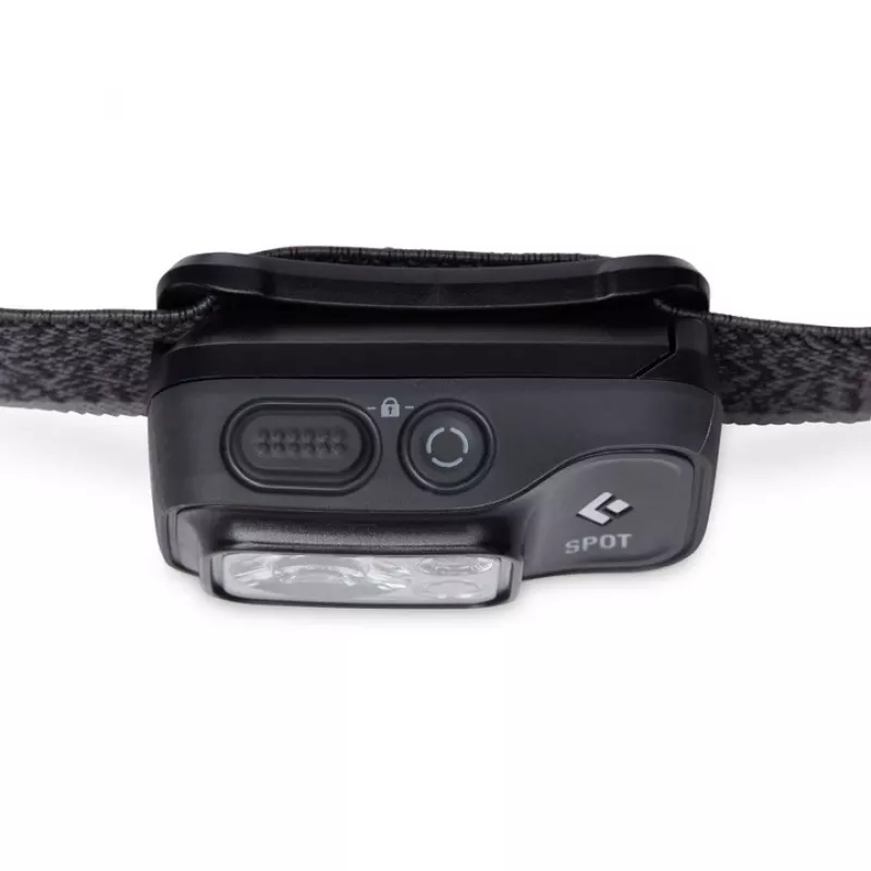 Black Diamond Spot 400 μαύρο, κόκκινο φακός κεφαλής LED