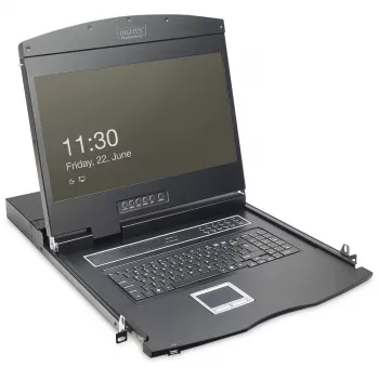 Αρθρωτή κονσόλα Digitus DS-72211 με οθόνη 19 ιντσών TFT & Touchpad