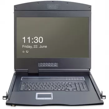 Αρθρωτή κονσόλα Digitus DS-72211 με οθόνη 19 ιντσών TFT & Touchpad