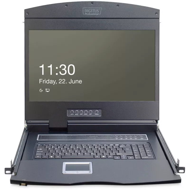 Αρθρωτή κονσόλα Digitus DS-72211 με οθόνη 19 ιντσών TFT & Touchpad