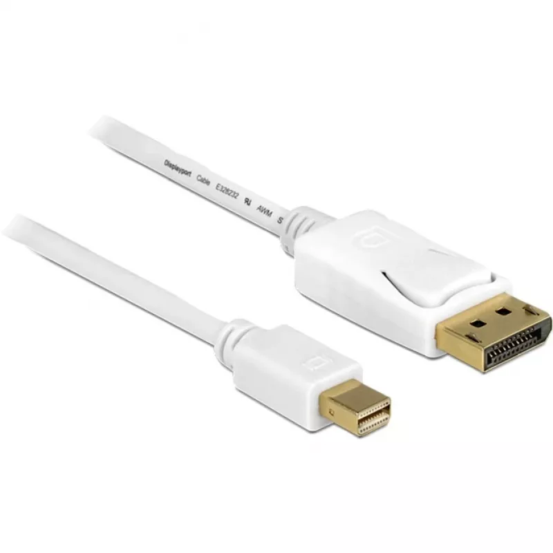 Καλώδιο DisplayPort DeLOCK 83483 Mini DisplayPort 3 m λευκό