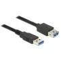 Καλώδιο USB DeLOCK 85056 USB 3.2 Gen 1 2m USB A μαύρο