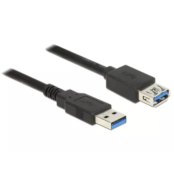 Καλώδιο USB DeLOCK 85056 USB 3.2 Gen 1 2m USB A μαύρο