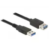 Καλώδιο USB DeLOCK 85056 USB 3.2 Gen 1 2m USB A μαύρο