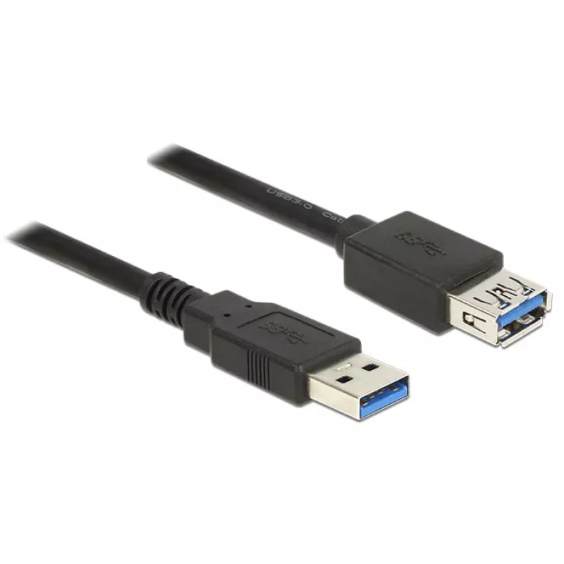 Καλώδιο USB DeLOCK 85056 USB 3.2 Gen 1 2m USB A μαύρο