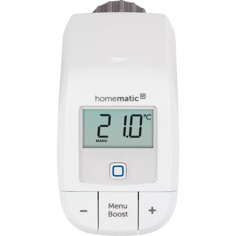 Smart Home θερμοστάτης καλοριφέρ Basic (HmIP-eTRV-B), θερμοστάτης θέρμανσης λευκός, συσκευασία 3 τεμ.