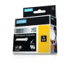 DYMO 19 mm RHINO Permanent Polyester - μαύρο σε γκρι - πολυεστέρας - D1 - Βέλγιο - κουτί (S0718200)