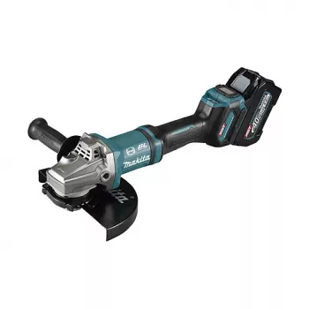 Επαναφορτιζόμενος γωνιακός τροχός GA038GT201 XGT 40Volt μπλε μαύρο 2x μπαταρία Li-Ion XGT 5,0Ah βαλίτσα