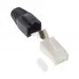 Alcasa Good Connections Βύσμα δικτύου RJ45 - Cat. 6A / 500 MHz - Σετ 50 τεμ. - ΘΩΡΑΚΙΣΜΕΝΟ - για καλώδιο Cat.7 - Cat. 6A - Καλώδιο Cat.6 - 50µ επιχρυσωμένο