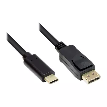 Good Connections GC-M0105 - 1 m - USB Type-C - DisplayPort - Βύσμα - Βύσμα - ίσιο