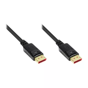 Καλώδιο σύνδεσης DisplayPort 1.4, 8K / UHD-2 @60Hz, επιχρυσωμένες επαφές, CU, μαύρο, 5m, Good Connections® (4814-050S)