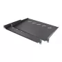 Good Connections GC-N0089 ράφι 19 inch με ράφι τοποθέτησης, 1U, μπροστινή τοποθέτηση, βάθος 300 mm, σετ 2 τεμ., μαύρο (RAL 9005)