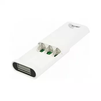 ALLNET Powerbank 18650 3,7V συσκευασία 3 τεμ. λευκό ALL-PB104 - μπαταρία - Micro (AAA)