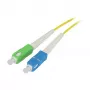 Synergy 21 καλώδιο Patch οπτικής ίνας 1 ίνας 1.0mtr.SC-SC(APC) - 9/125u - OS2 - G657A2 - AD=2mm - εύκαμπτο προστατευτικό κάλυμμα κατά της κάμψης (S215731)