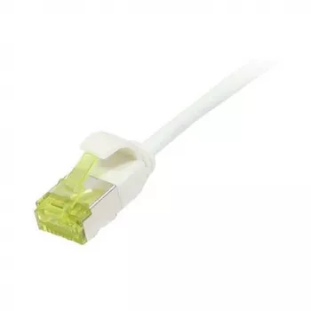 Καλώδιο Patch RJ45, CAT6A 500 MHz, 5 m, λευκό, U/FTP, Slimline στρογγυλό καλώδιο d=3,8 mm, TPE/LSZH (Superflex), AWG32, με καλώδιο Cat.7, Synergy 21 (S217327V3)