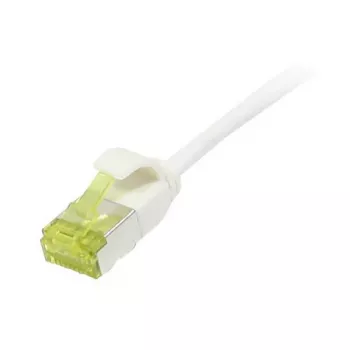 Καλώδιο Patch RJ45, CAT6A 500 MHz, 10 m, λευκό, U/FTP, slimline στρογγυλό d=3,8 mm, TPE/LSZH (Superflex), AWG32, με καλώδιο Cat.7, Synergy 21 (S217329V3)