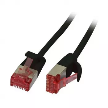 Καλώδιο Patch RJ45 - CAT6 250 Mhz - 5 m μαύρο - U/FTP - Slimline στρογγυλό Ø 3,6 mm - Synergy 21