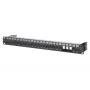 METZ CONNECT BTR E-DAT C6A μονάδα 24 Port 180°M - patchpanel - μαύρο - 1U - 24 Ports (130920-BK-E)