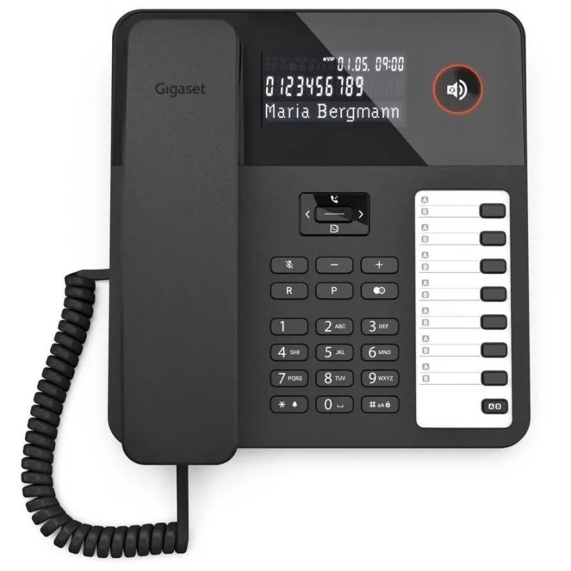 Gigaset Desk 600 μαύρο - Int.- Ware (S30350-H224-C101)