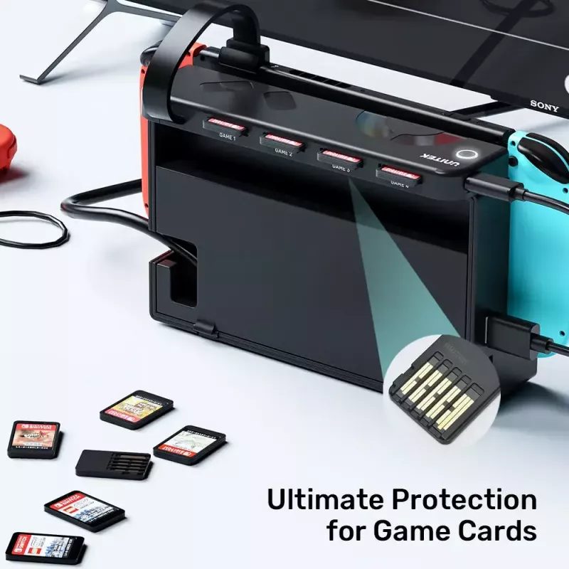 Unitek G1002D 4-Slot Game Card Reader για Nintendo Switch
