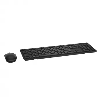 Dell KM636 - Σετ πληκτρολογίου-ποντικιού - ασύρματο - 2,4 GHz - QWERTZ - Γερμανικό - Μαύρο