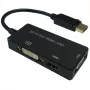 12993153, 0,1 m, DisplayPort, VGA D-Sub + HDMI + DVI, βύσμα αρσενικό, υποδοχή θηλυκή, ευθύ